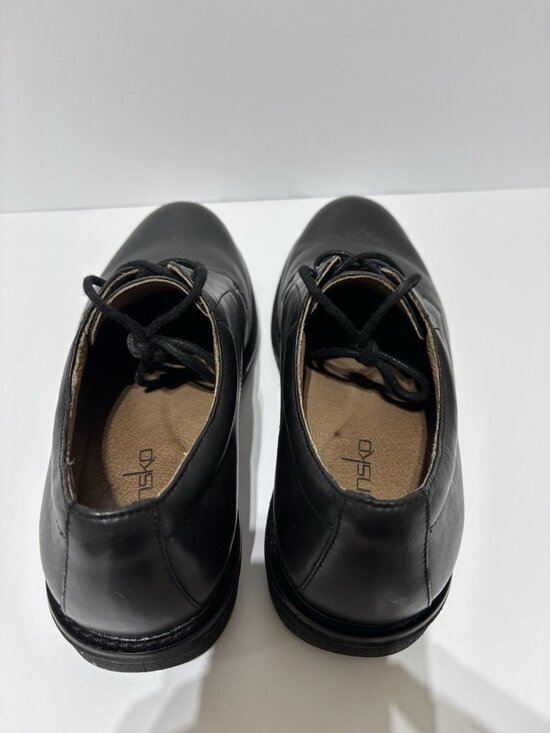 Dansko Men’s Josh Antiqued Calf Oxford Black, Size EU 41, US 7.5-8 M main image 5